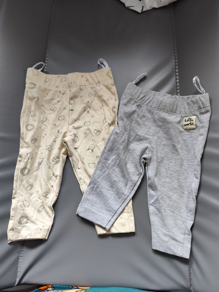 Lot de deux leggings bébé garçon