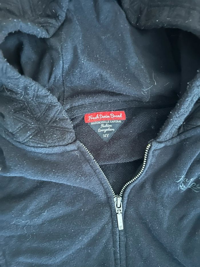 Très joli gilet noir 14 ans - photo numéro 3