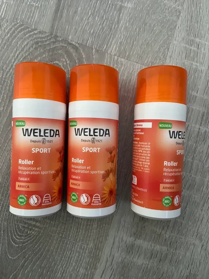 Weleda sport roller arnica relaxation et récupération sportive