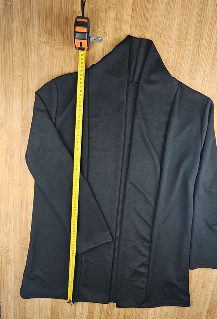 Veste mi-longue noire - photo numéro 6