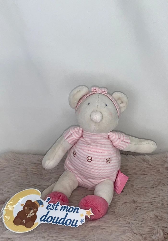 MR123 doudou souris 🐭 lila Moulin Roty