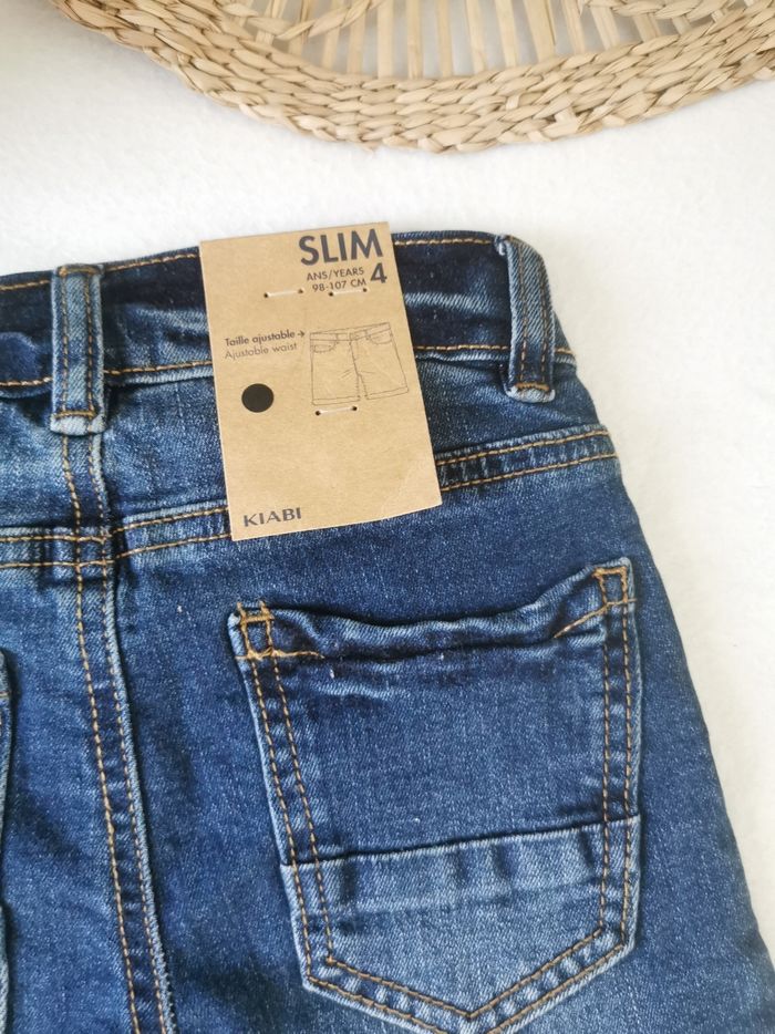 Bermuda slim en jean Kiabi 4 Ans - photo numéro 5