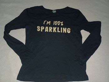 Superbe t shirt manches longues 10 ans fille