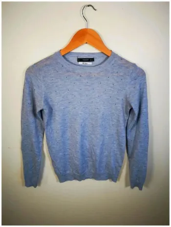 C34 pull gris Mango S