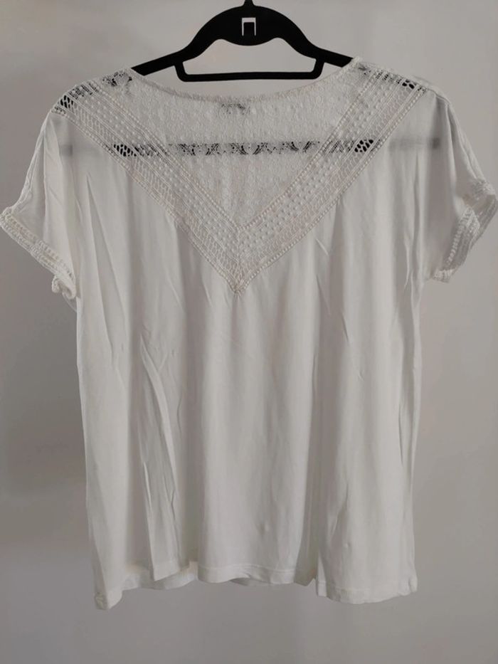 Pimkie t-shirt fluide blanc M - photo numéro 2