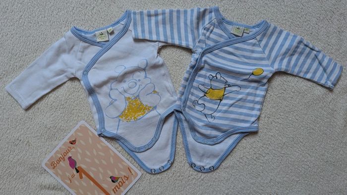 Lot 2 body croisé Disney 1 mois