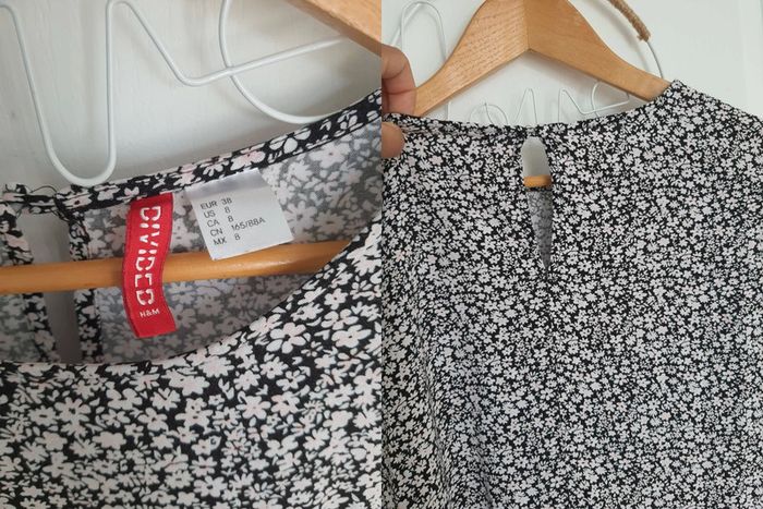 Blouse manche 3/4 h&m divided taille 38 - photo numéro 2