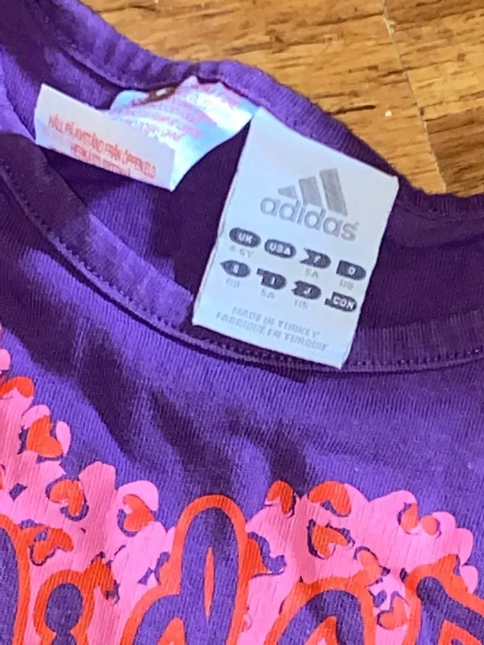 T shirt adidas violet - photo numéro 5