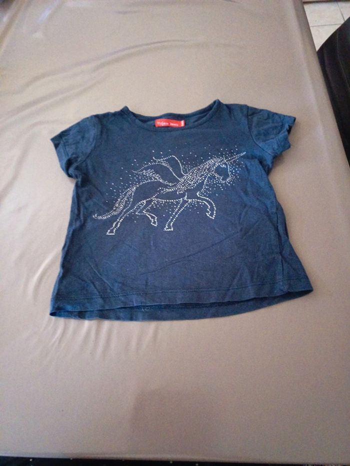 Tee shirt marine licorne