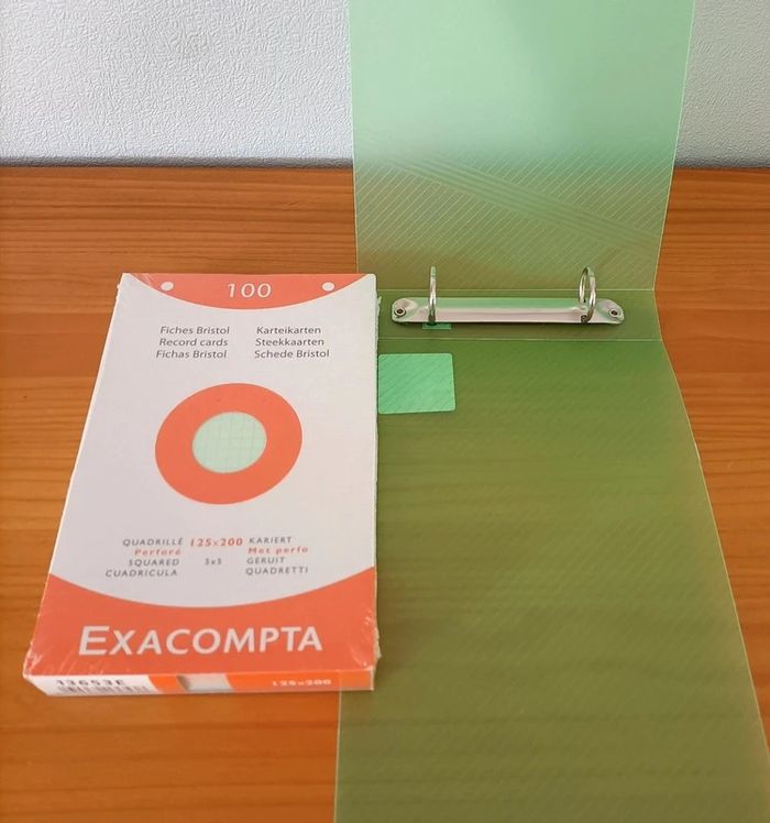 Fiche bristol + classeur - Neuf - photo numéro 2