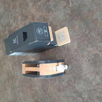 cafetière et grille pain en bois