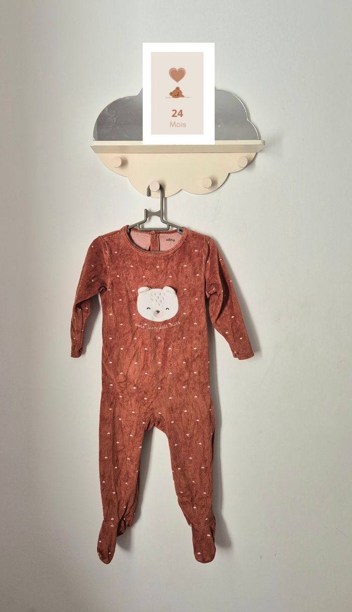 Pyjamas 1 pièces velours * Gémo *