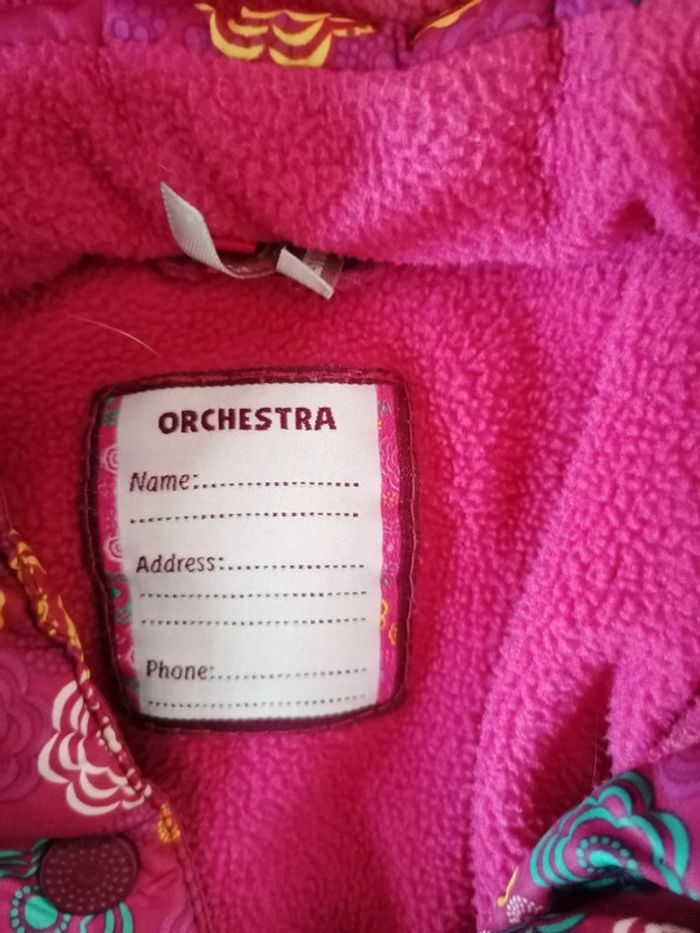 Manteau fille motif fleurs taille 12 mois - photo numéro 4