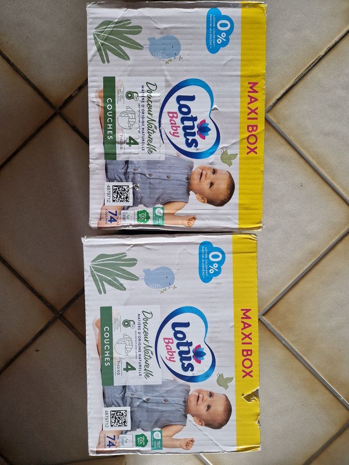 Couches Lotus baby t 4 - photo numéro 2