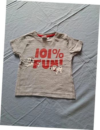 T-shirt Disney 101 Dalmatiens 68 cm neuf