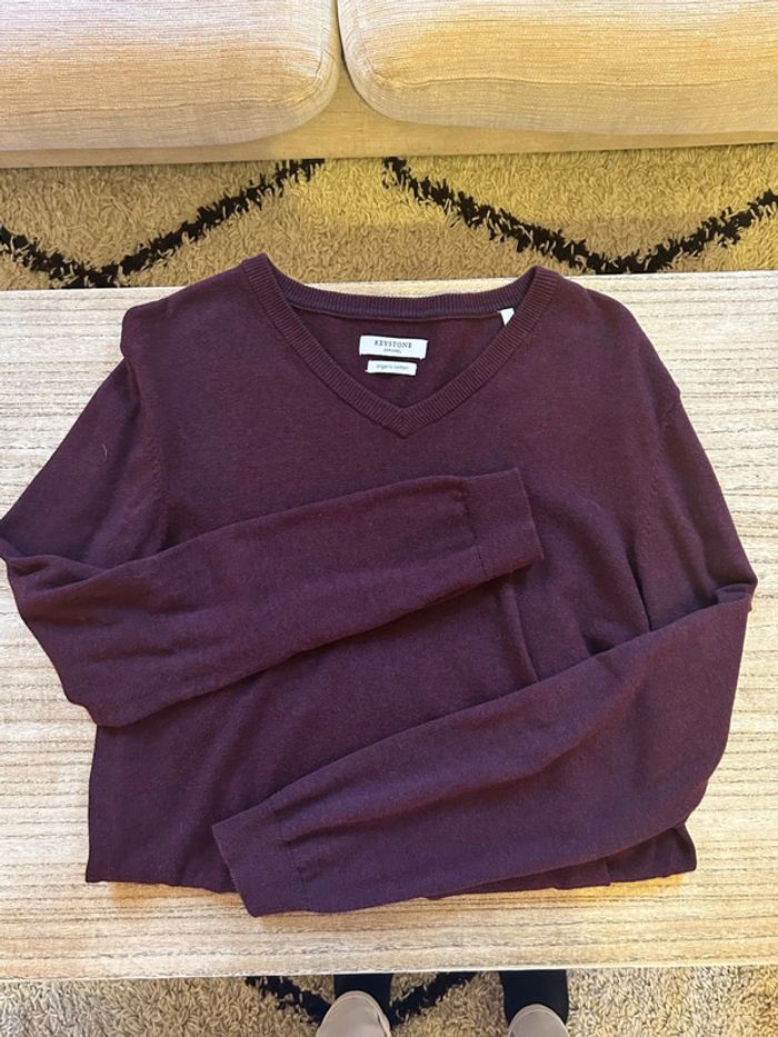 Pull cardigan col V en coton Keystone - photo numéro 5