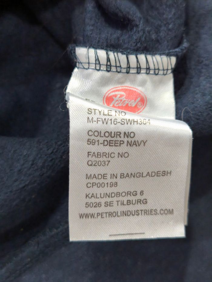 Hoodies Marine taille L pétrol industries - photo numéro 7