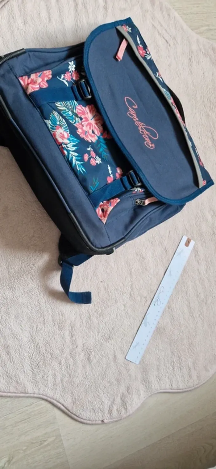 Cartable fille caméléon