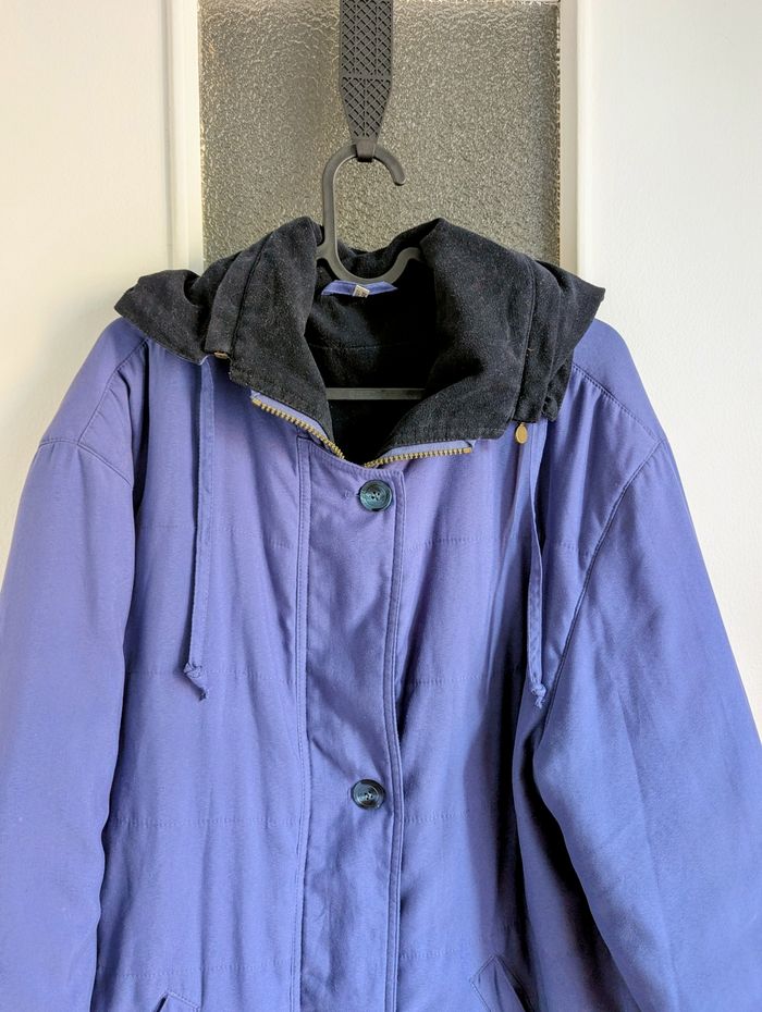 Parka violet vintage hiver taille L 40 - photo numéro 4