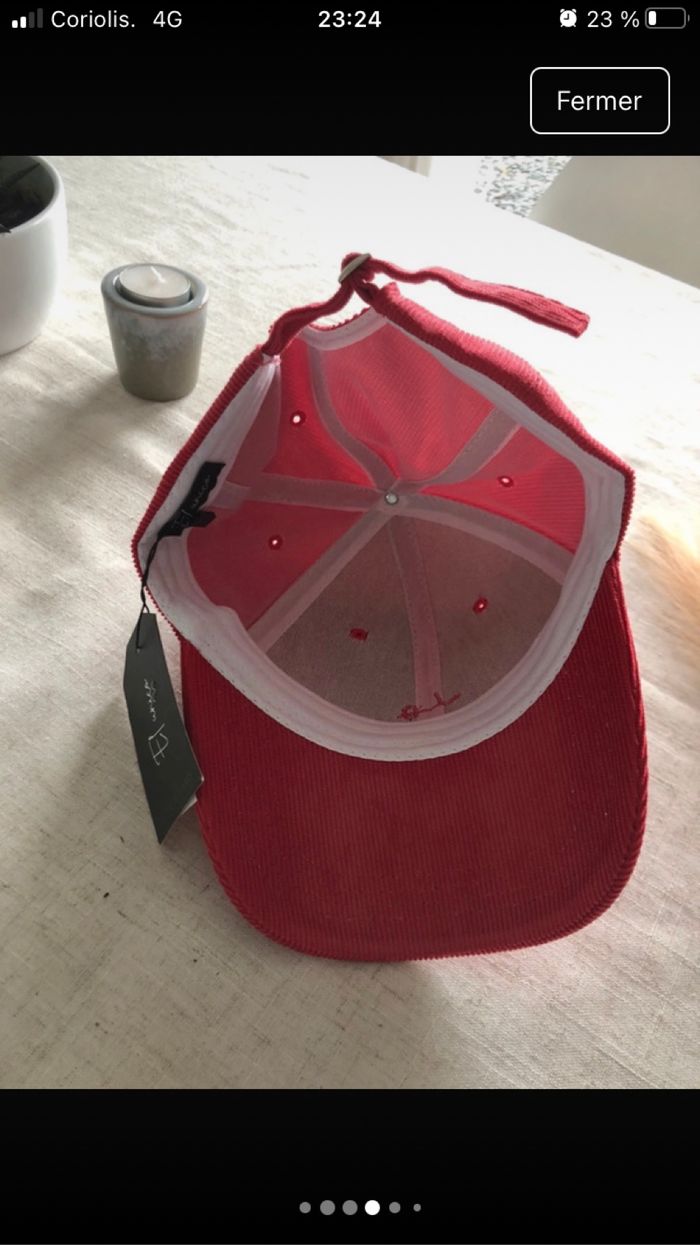 Casquette rose - photo numéro 3