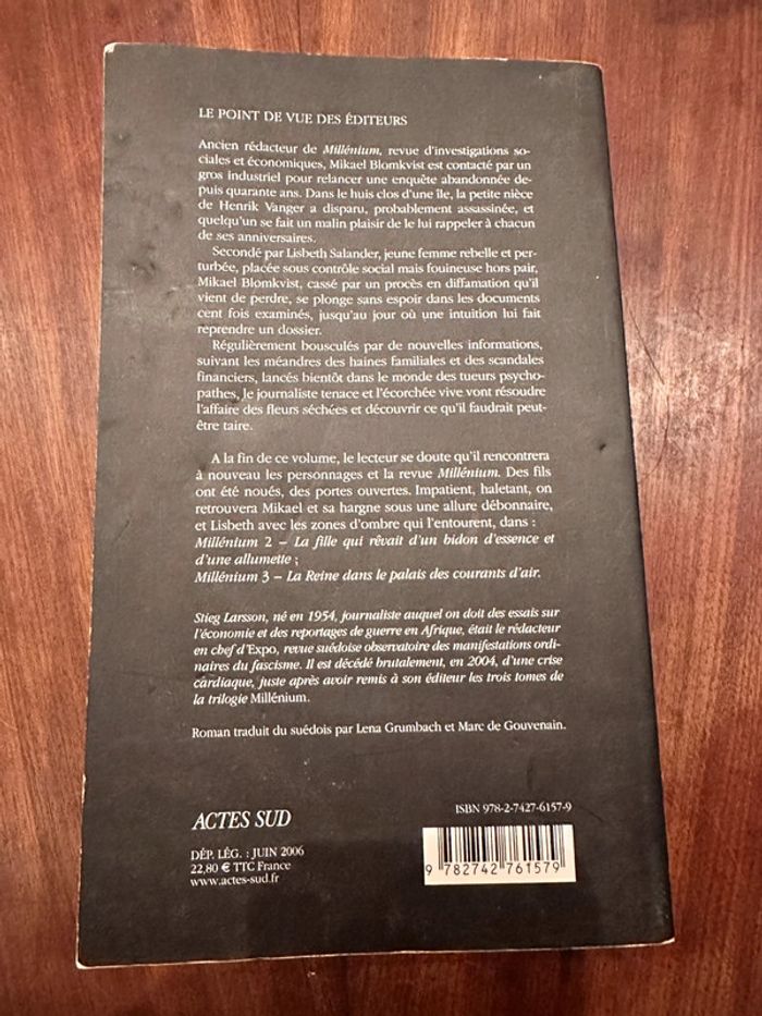 Livre « les hommes qui n’aimaient pas les femmes » - photo numéro 2