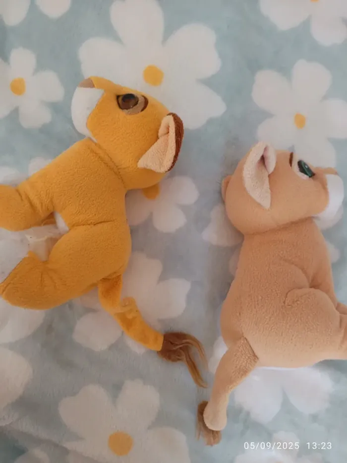 Peluches Nala et Simba amoureux - photo numéro 6