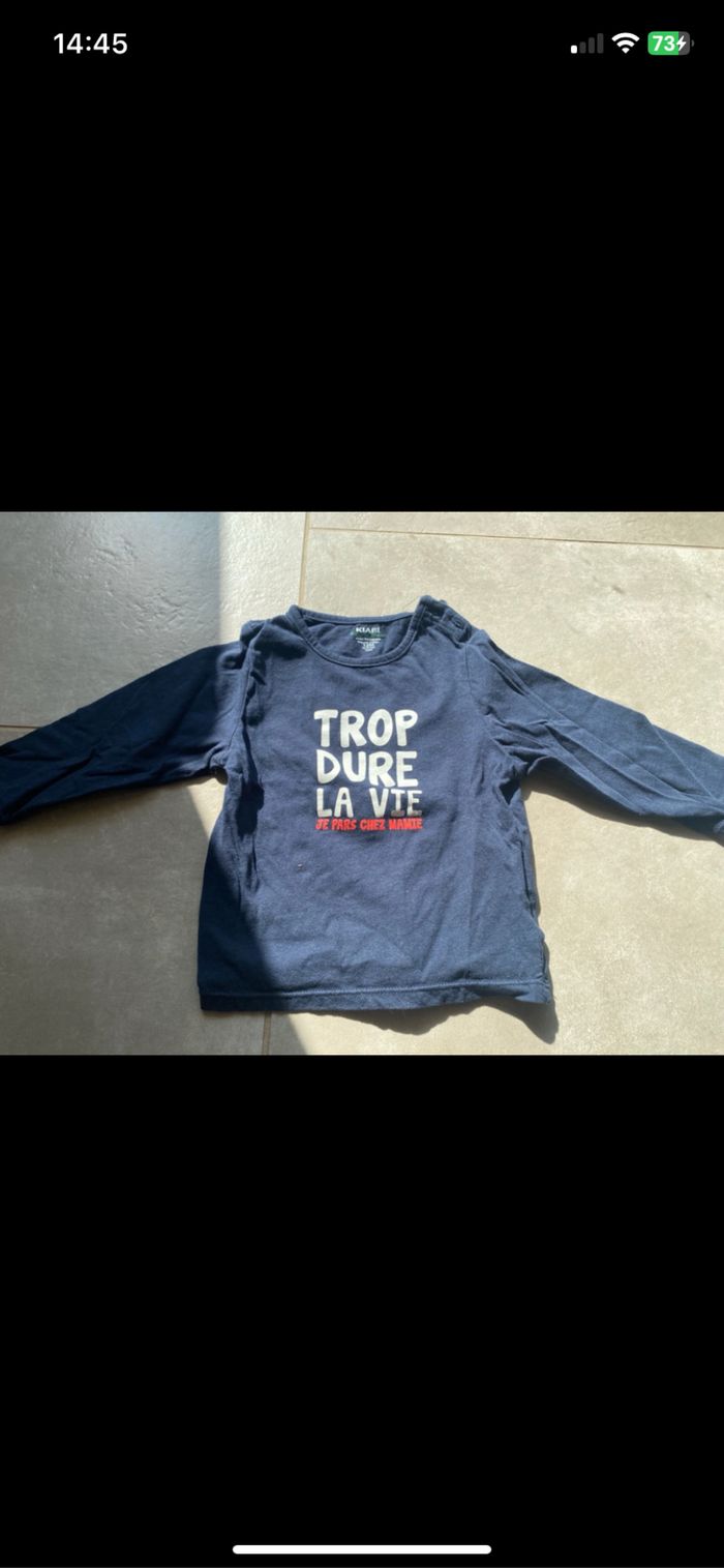 T-shirt manches longue 12 mois - photo numéro 4