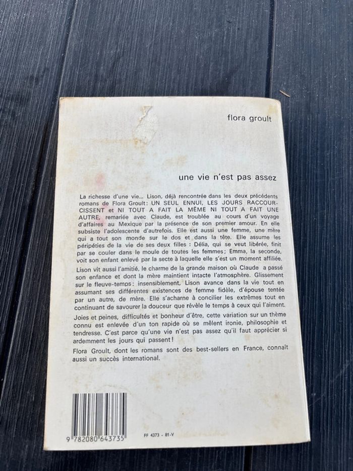 Livre une vie n’est pas assez - photo numéro 3