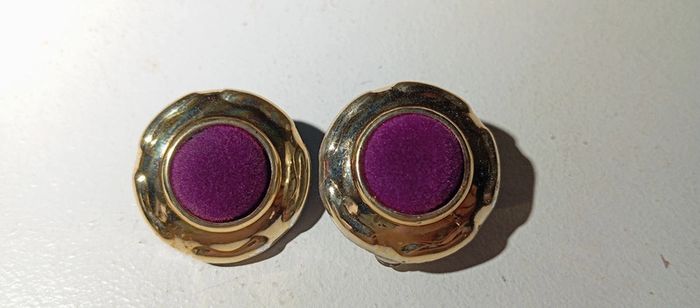 Clips d'oreilles vintage feutrine