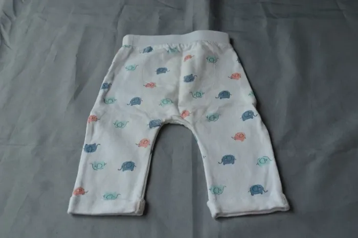 Sarouel Bébé Gémo Coton Imprimé Éléphants 9-12 mois - photo numéro 4