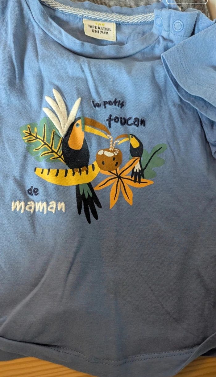 Lot 7 ts mc 24 mois petit bateau+bout'chou+ sergent major - photo numéro 2