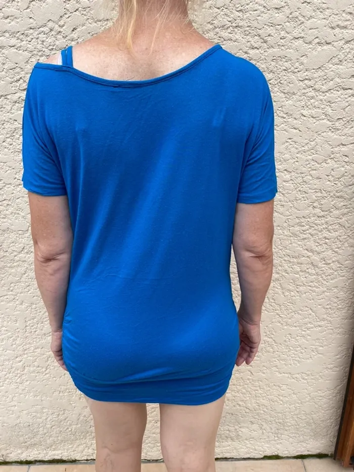 Robe tunique bleue - photo numéro 3