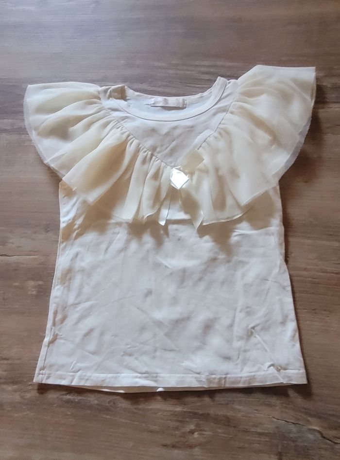 Tee-shirt à volants
