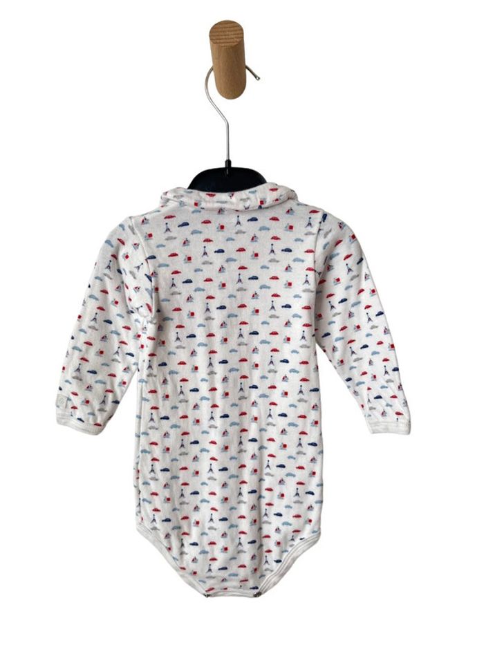 Body manches longues avec col - Petit Bateau 6 mois (67cm) - photo numéro 4