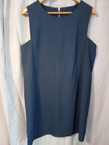 Robe droite bleu marine