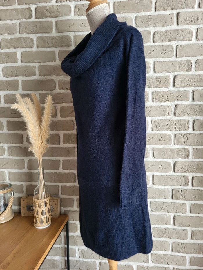 Robe pull bleu marine extra doux - Mango - Neuve - photo numéro 9