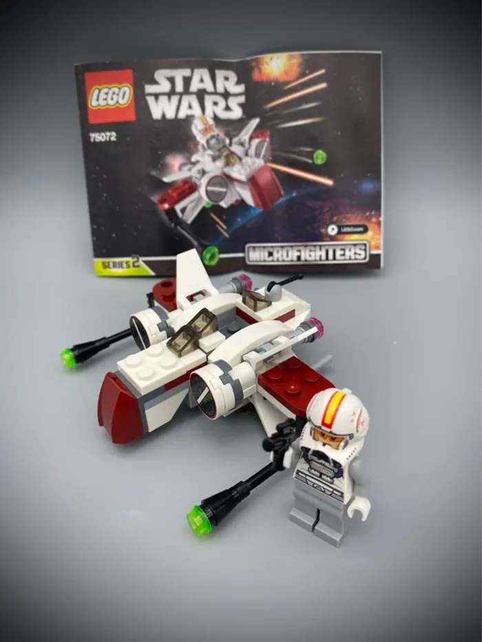 Lot LEGO Star Wars Microfighters 75075, 75128, 75072 et 75074 - Complet avec Notice - photo numéro 6