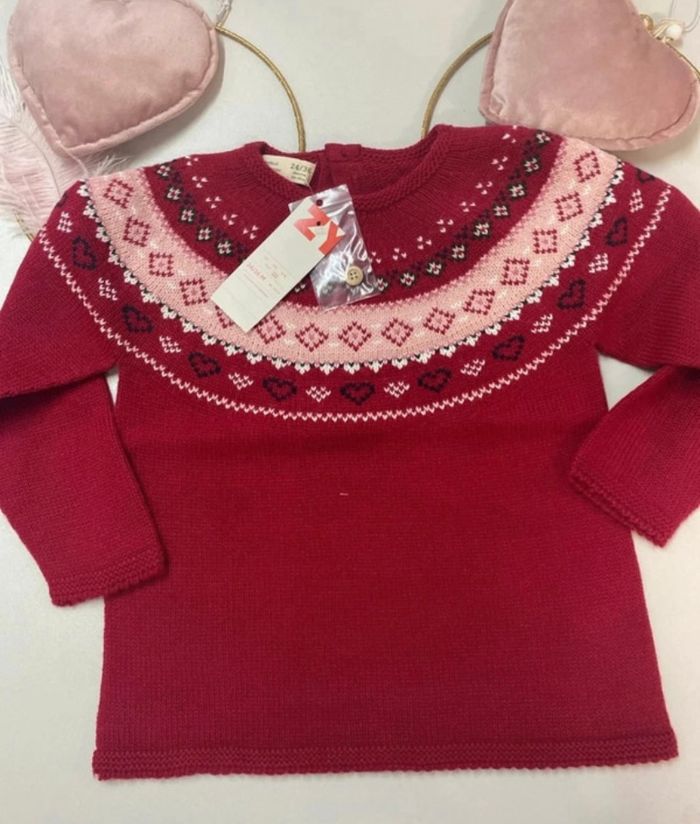 Pull fille - neuf - Zippy - Taille 24 mois