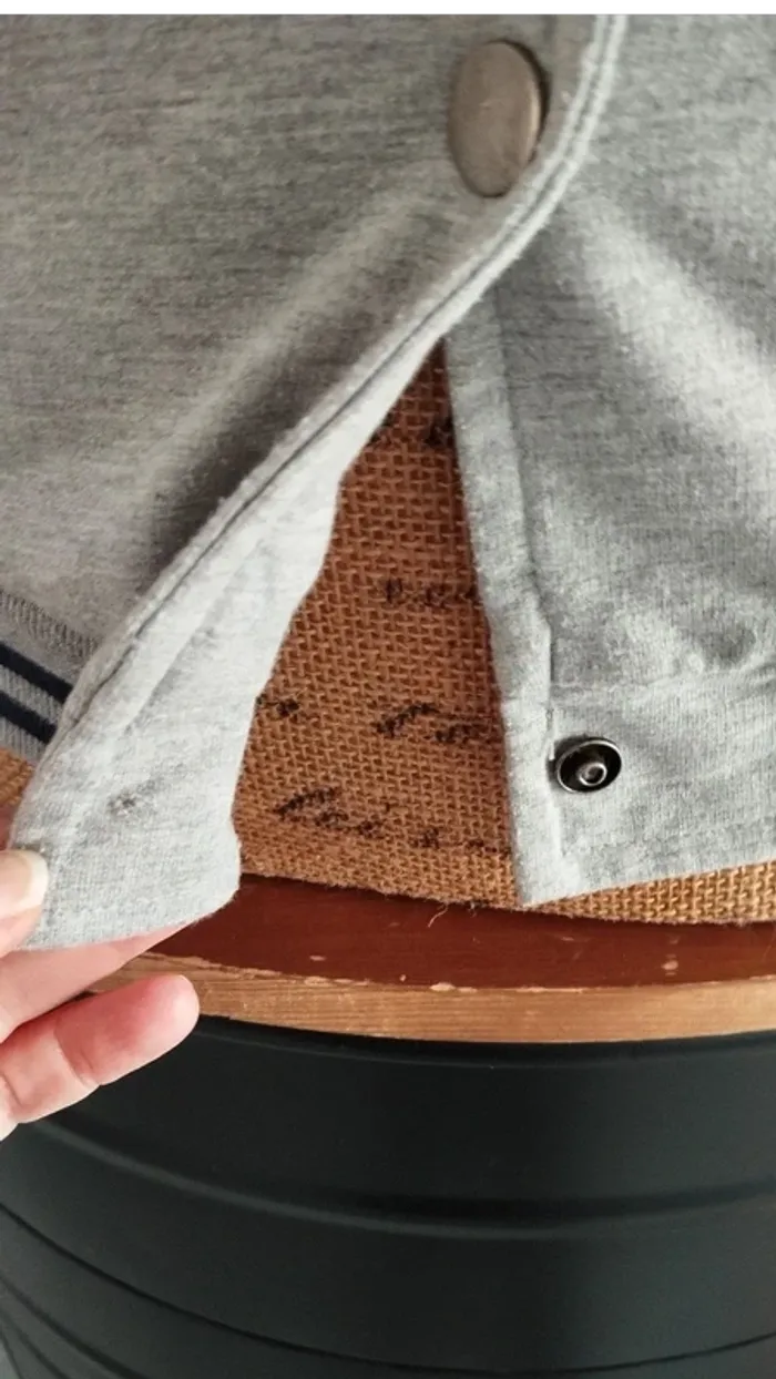 Gilet Pimkie gris taille m femme - photo numéro 6