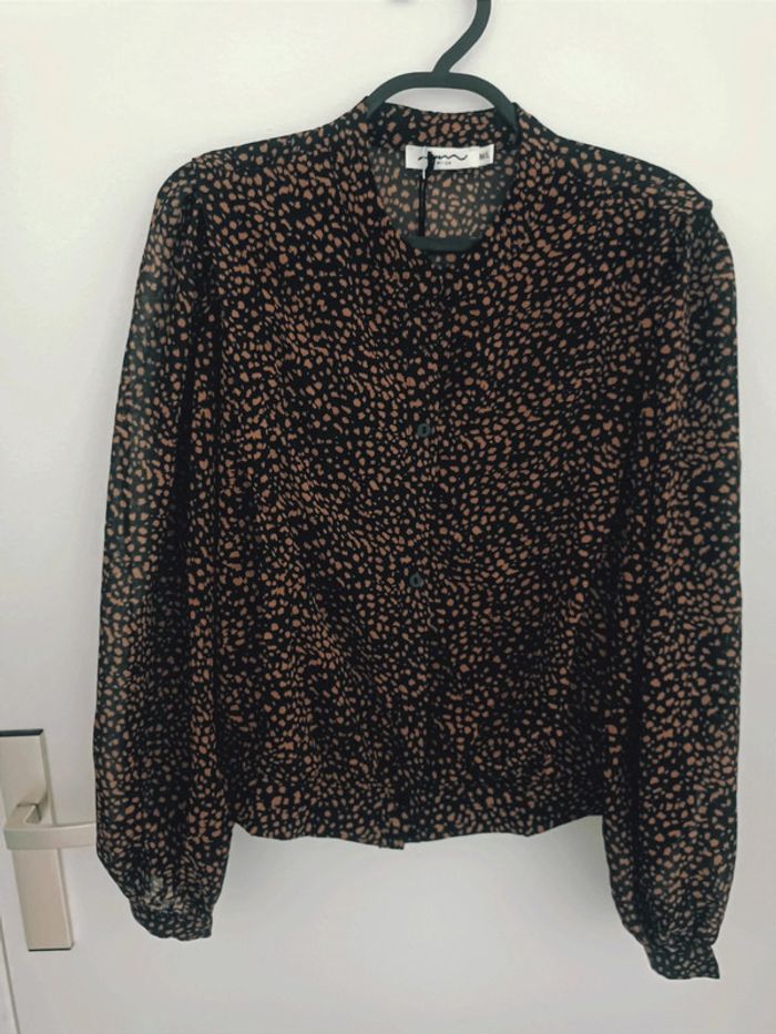 Chemisier blouse motif tacheté Taille M/L Neuf avec étiquette - photo numéro 2
