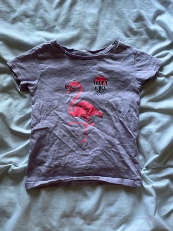 T shirt flamant rose