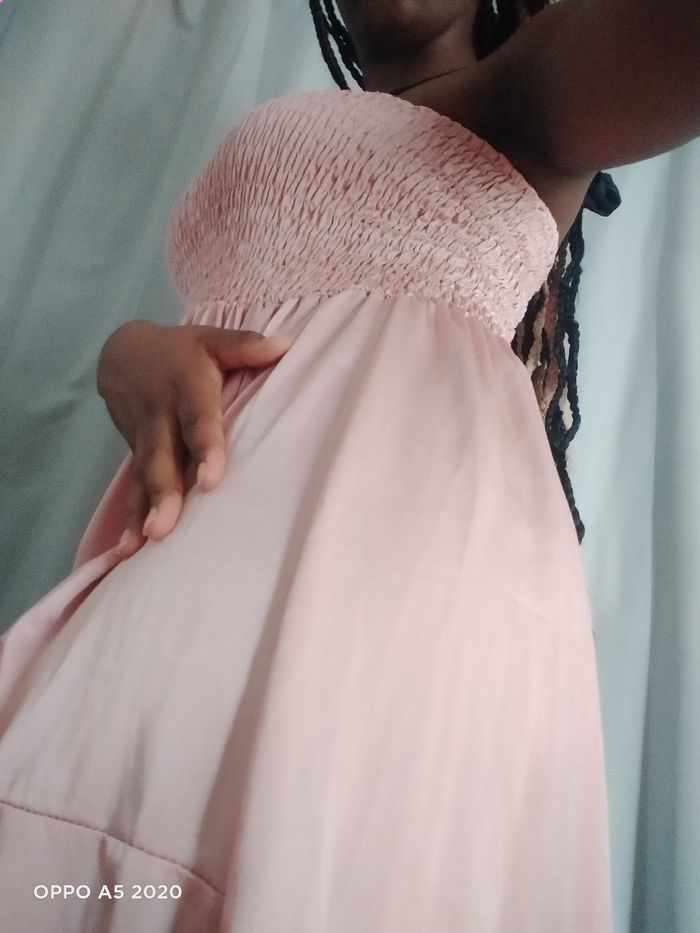 Robe bustier longue asymétrique - photo numéro 4