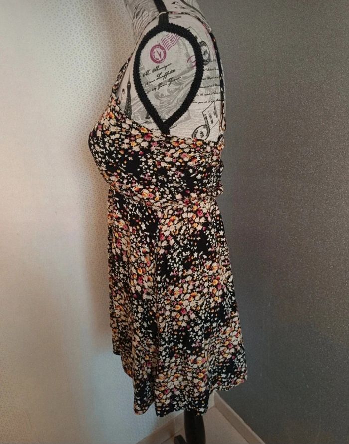 Blouse tunique fleurie femme sm - photo numéro 3