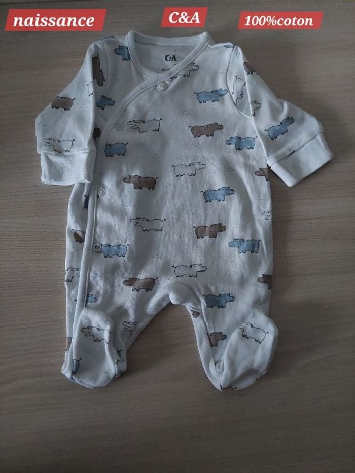 Grenouillère garçon 1mois