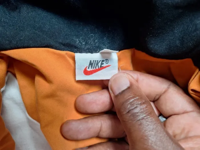 Veste Nike zippée orange vintage – Taille M - brodé (591) - photo numéro 11