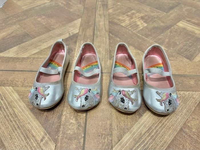 Ballerines argentées licorne jumelles p.24