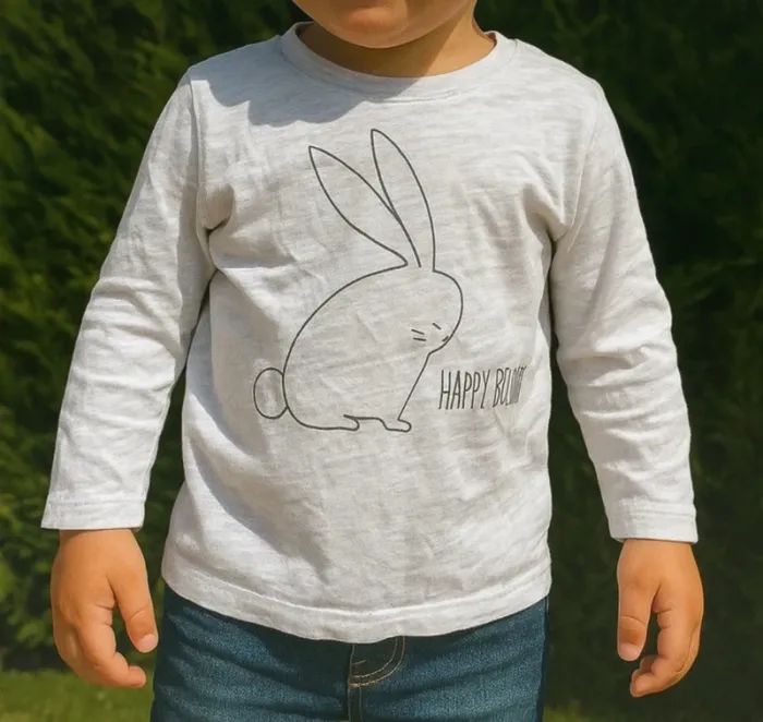 T-shirt bébé motif lapin - 12-18 mois