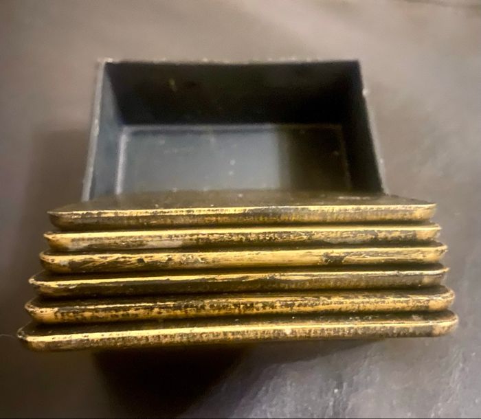 Set de 6 sous-verres »Léon Chandon »en bois - photo numéro 4