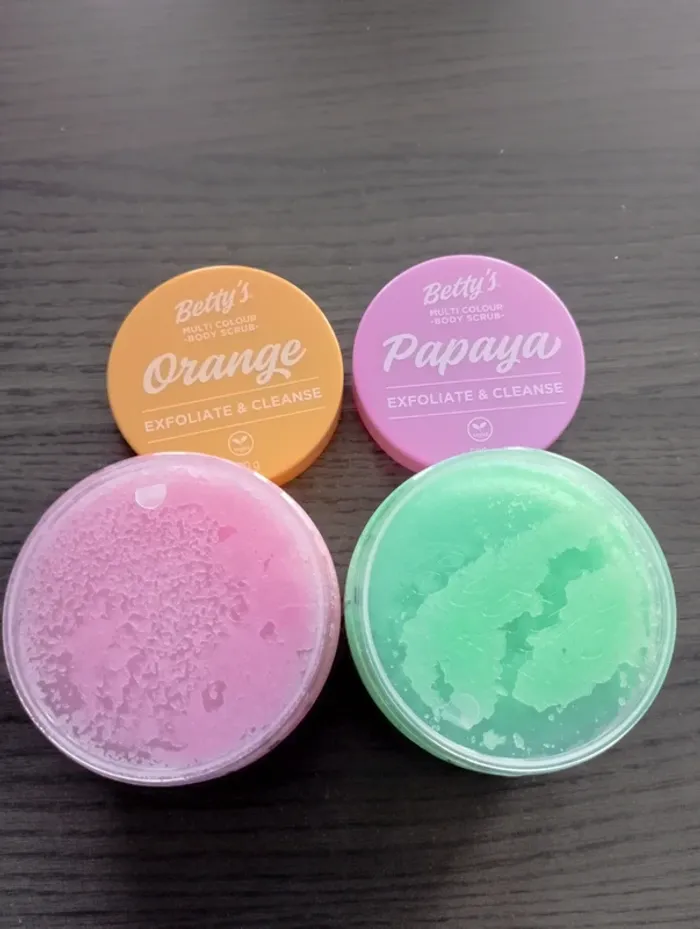 Lot 2 gommages/exfoliants corps Orange et Papaye - photo numéro 6