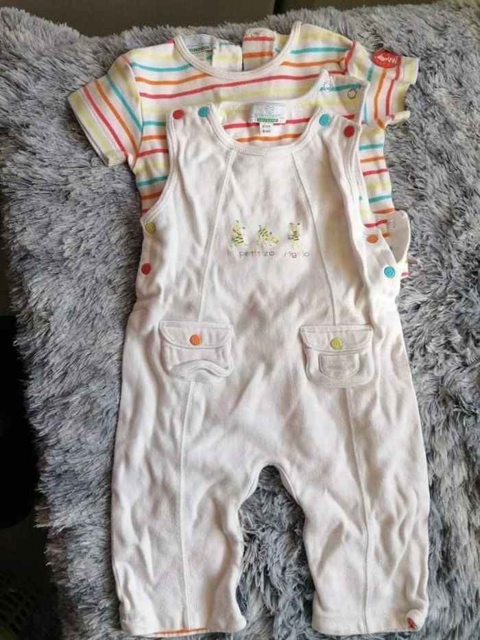 Ensemble salopette verbaudet 6M